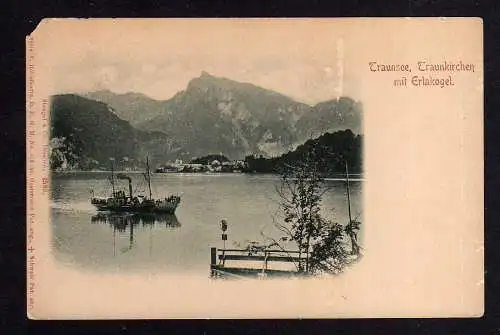 103927 AK Traunsee Traunkirchen Erlakogel um 1905 Oberösterreich