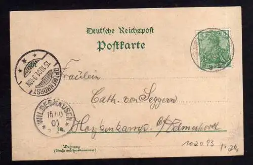 102093 AK Litho Neerstedt 1901 Molkerei Dampf Ziegellei Schule Postagentur Manuf