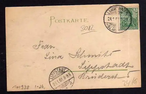 101938 AK Langenhagen Gastwirtschaft Steding 1901