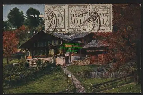 51912 AK Brienz 1921 Stattliches Haus Berner Oberland