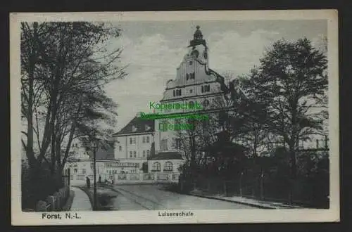 145383 AK Forst Niederlausitz Luisenschule 1917