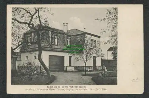 137405 AK Leipzig Dölitz 1910 Landhaus Nebengebäude Kronprinzstr. 31