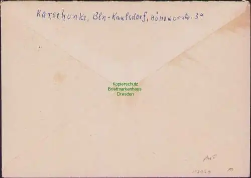 B17050 Brief DDR 1964 1000 MeF Berlin Ortsbrief nach Westberlin