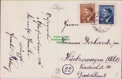 B17014 Ansichtskarte Tabor 1944 Böhmen & Mähren