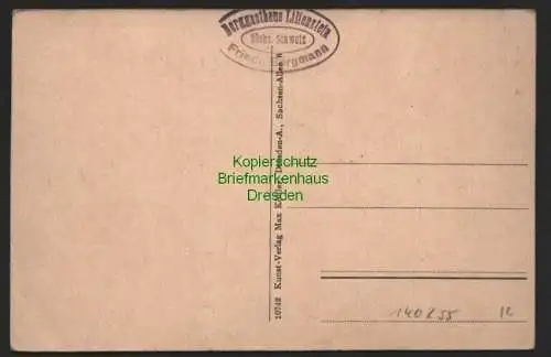 140255 AK Sächsische Schweiz Königstein (Ort) mit Lilienstein um 1920