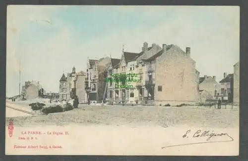 138745 Ansichtskarte La De Panne 1906 La Digue II