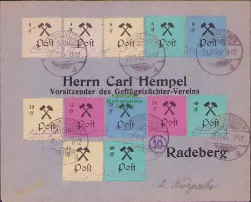 B16898 Brief Lokalausgabe Großräschen 13 - 24 A 22.11.45 1945 nach Radeberg