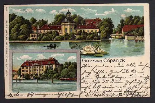 84774 AK Berlin Köpenick Cöpenick 1906 Schloss