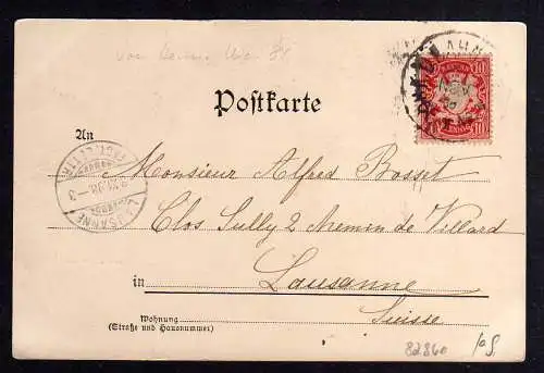 82860 AK Erlangen 1898 Verlag Max Zielbauer