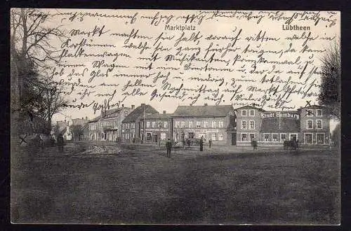 81427 AK Lübtheen Marktplatz 1911 Hotel Stadt Hamburg Schuhe Bäckerei Conditorei