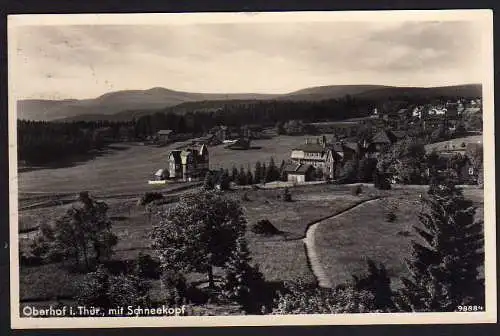 65390 AK Oberhof 1940 mit Schneekopf