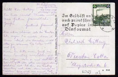 65459 AK Herzogswalde Gasthaus zum Landberg 1935