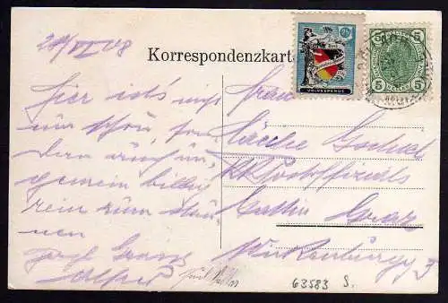 63583 AK Döllach Grosskirchheim Kärnten 1908 Bund der Deutschen in Böhmen