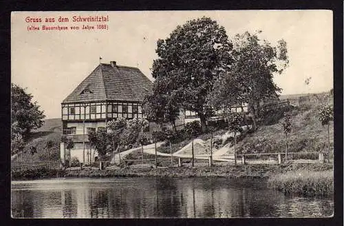 62798 AK Schweinitztal Altes Bauernhaus von 1885