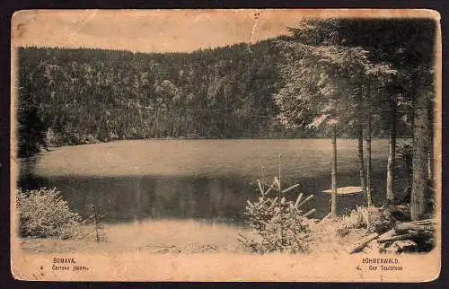 51800 AK Sumava Böhmerwald Teufelssee um 1905