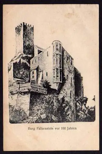 51520 Ansichtskarte Burg Falkenstein (Pfalz) 1916 vor 100 Jahren