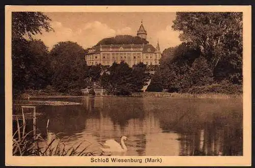 51553 AK Schloss Wiesenburg Mark um 1925