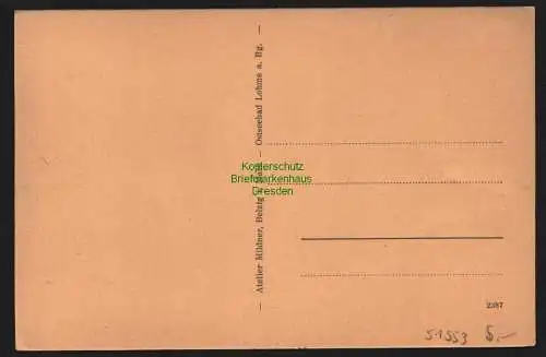 51553 AK Schloss Wiesenburg Mark um 1925