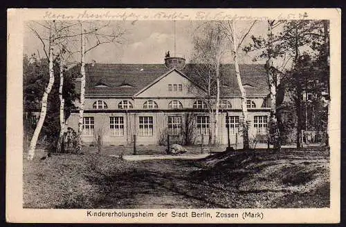 51530 AK Zossen Mark Kinderheim der Stadt Berlin 1927