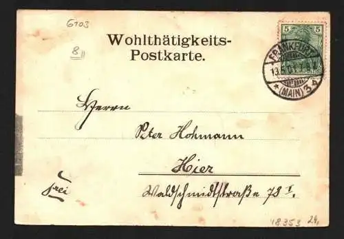 48353 AK Griesheim Explosion i. d. Chem. Fabriken 1901 Zerstörung Ruine Unglück