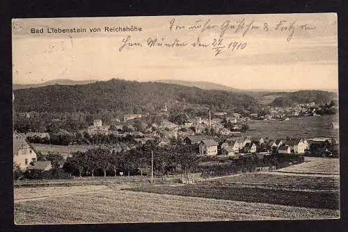 47486 Ansichtskarte Bad Liebenstein von Reichshöhe 1910