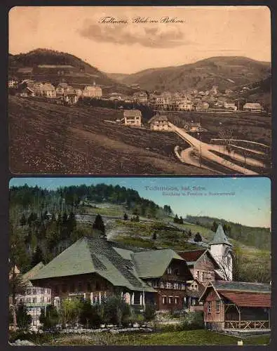 48591 2 Ansichtskarte Todtmoos Gasthaus u. Pension z. Schwarzwald 1911