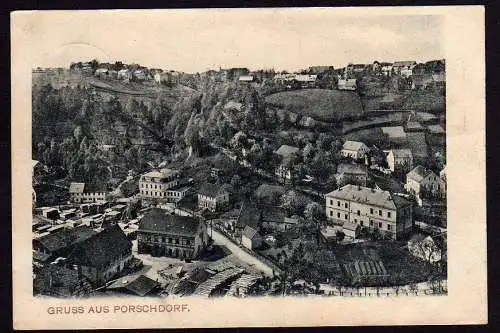 36682 Ansichtskarte Poschdorf 1906
