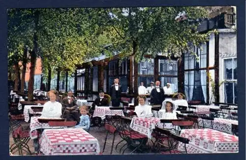 37247 Ansichtskarte Hamburg Ohlsdorf Restaurant Röttger 1914