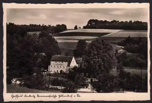 35996 Ansichtskarte Gasthaus Keckritz Hellendorf über Pirna 1941