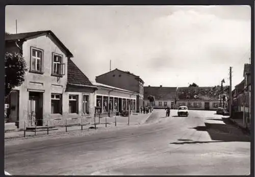 35925 AK Garz Rügen Langestraße Fotokarte 1972