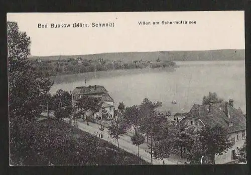 21885 AK Buckow Märk. Schweiz Villen am Schermützelsee um 1910