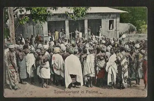 22118 AK Togo Totenfeier in Palime um 1910 Verlag der Kath. Mission in Lome Nr.