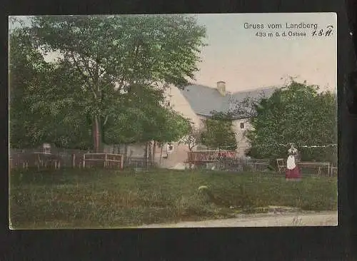 21638 AK Landberg bei Mohorn 1911  Verlag Morlock Dresden 7185