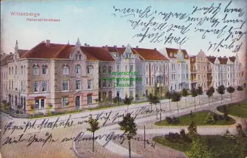 170438 AK Wittenberge um 1910 Hohenzollernstrasse