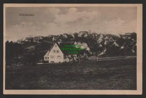 150045 Ansichtskarte Aichhalden 1917 Panorama