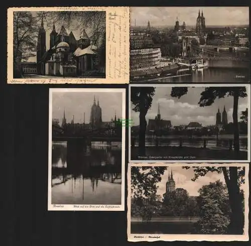 150199 Ansichtskarte 5 Breslau 1935 Dom