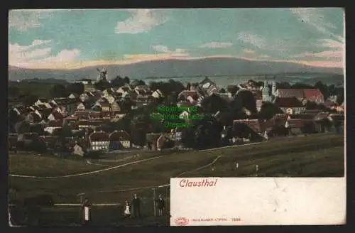 150236 Ansichtskarte Clausthal um 1900 Panorama