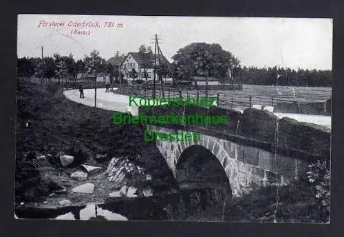 121146 Ansichtskarte Försterei Oderbrück Braunlage 1915