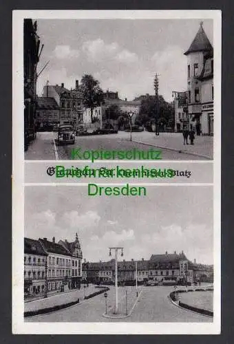 119630 Ansichtskarte Glauchau Sa. Chemnitzer Platz um 1950