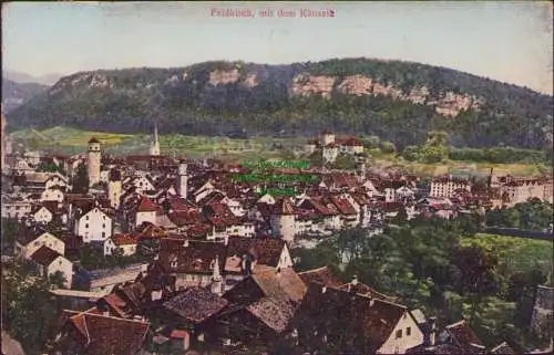 171495 AK Feldkirch, mit dem Känzel 1910