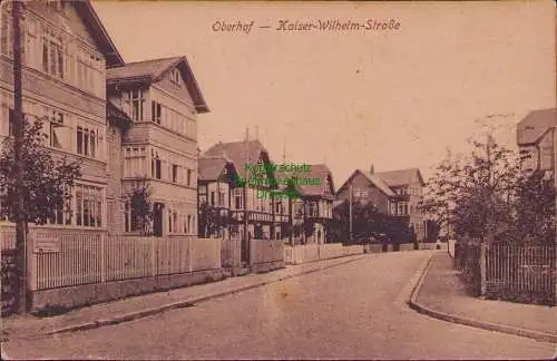 171431 AK Oberhof Kaiser-Wilhelm-Straße um 1920