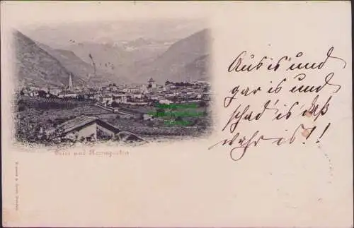 171426 AK Gries und Rosengarten 1897 Bozen