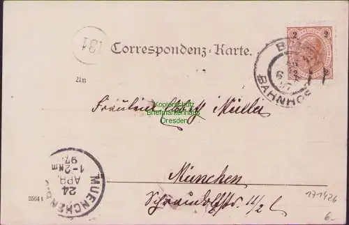 171426 AK Gries und Rosengarten 1897 Bozen