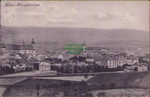 171391 AK Hranice Mährisch Weißkirchen 1908 Panorama