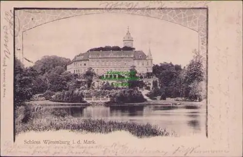 171374 AK Schloss Wiesenburg i. d. Mark 1903