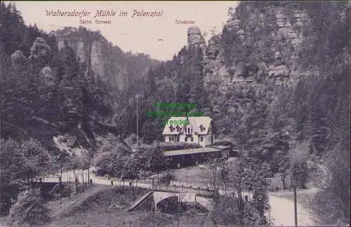 171362 AK Waltersdorfer Mühle im Polenztal  1938 Sächs. Schweiz Talwächter