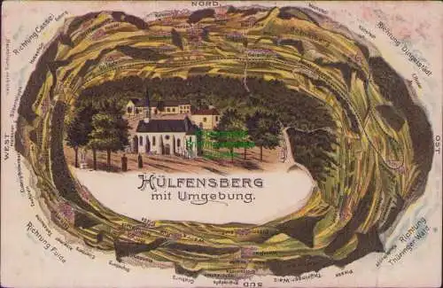 171358 AK Hülfensberg Litho 1915 bei Geismar Kr. Eichsfeld