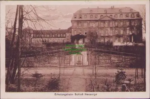 171342 AK Erholungsheim Schloß Neusorge Zschöppichen Altmittweida 1924