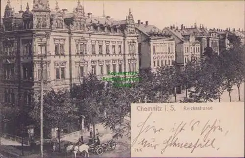 171265 AK Chemnitz i. S. Reichsstrasse 1905