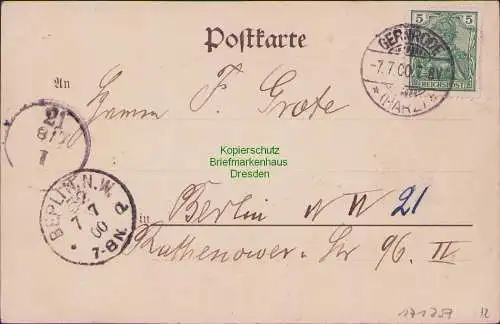 171257 AK Gruss aus Gernrode a. H. 1900 Verlag Kosmos Halberstadt